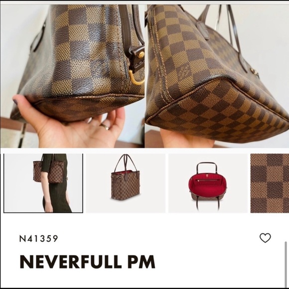 Louis Vuitton Neverfull PM Damier - Picture 5 of 8